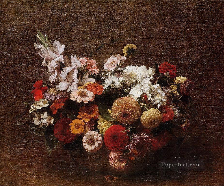 Ramo de Flores Henri Fantin Latour Pintura al óleo